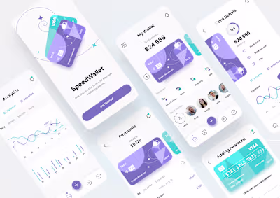 Speedwallet App Design