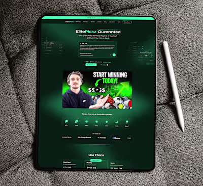 ElitePickz Sports Prediction Website