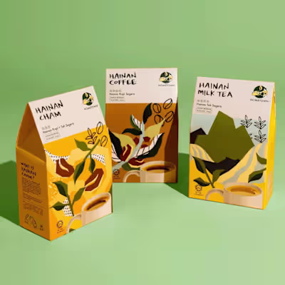 Packaging Design for Hainan Beverage Co.