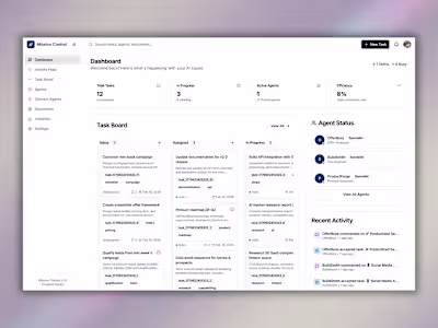 Mission Control – The Operating System for Autonomous AI Squads