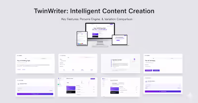 TwinWriter is an advanced AI-powered writing platform design...