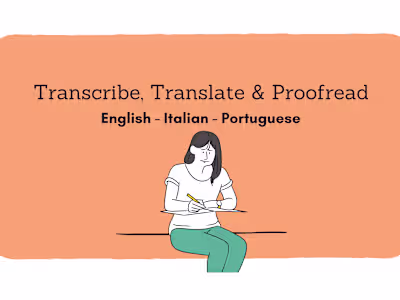 Research, Transcriptions and Translations