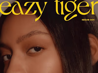 Eazy Tiger Magazine on Instagram: “Eazy Tiger issue 001 Cover 2…