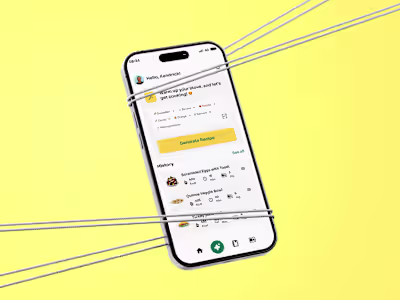 Meal Ai Mobile App Design