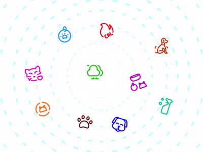 Sure Petcare Icon Design