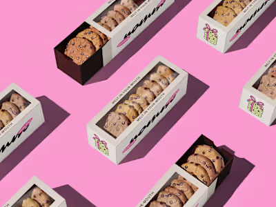 Brand Identity Design for Nomm Cookies