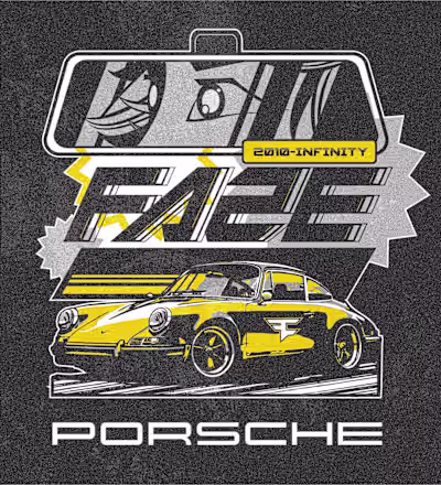 Porsche x FaZe Clan Art Direction and Illustration
