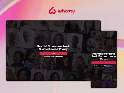 Whossy Dating App
