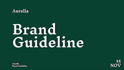 Aurella || Clothing Complete Brand Guidelines