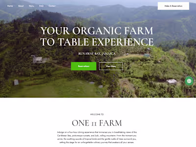Farm-to-Table Dining in Jamaica | One 11 Farm