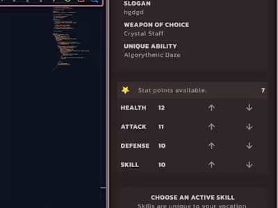 RPG character card game