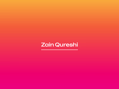 Zain Querashi - Framer Website Development