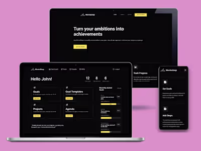 UI/UX Design | MontaStep Case Study