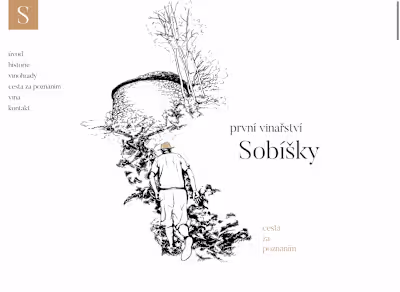 Website for a small winery
