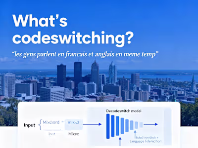 Decodeswitch - Codeswitching language identification