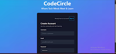 CodeCircle is a Social Platform