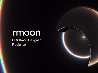 My portfolio🌜rmoon.me