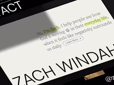 Zach Windahl | Author and Entrepreneur