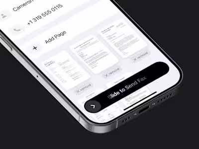 Fax Sending App for iOS