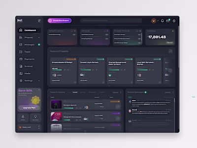 Agency Project Management Dashboard Redesign 