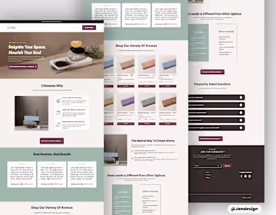 landing page design