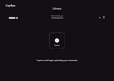 Capture - Your online safespace. The idea behind this was to...