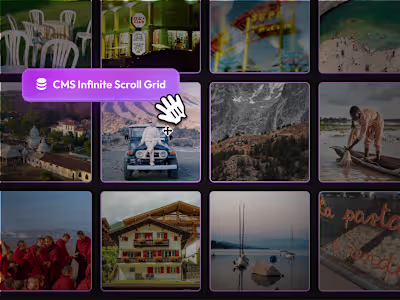 CMS / Gallery / Static Infinite Scroll Grid Development