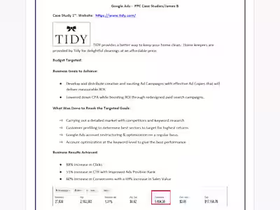 Google Ads - TIDY