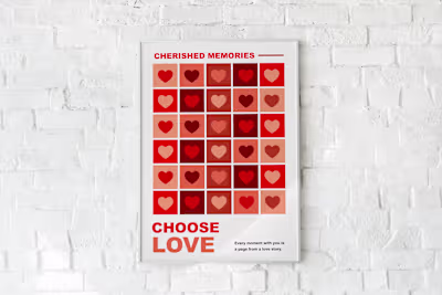 Choose Love Poster Design