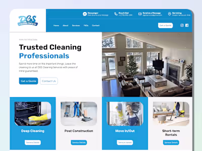 DGS Cleaning | Design & Development 