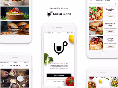 [Concept] Social Blend Mobile App