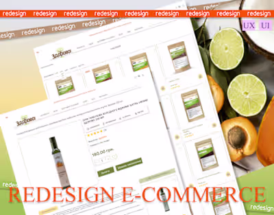 E-commerce website redesign :: Behance