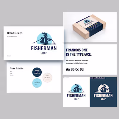 Fisherman Soap Branding Deck