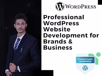 Professional WordPress Website Development for Brands & Business