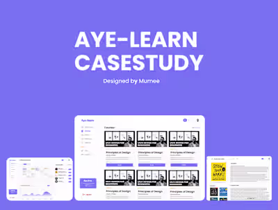 Aye-Learn web app