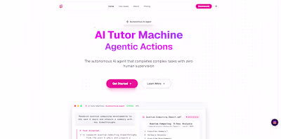 AI Tutor Machine Development