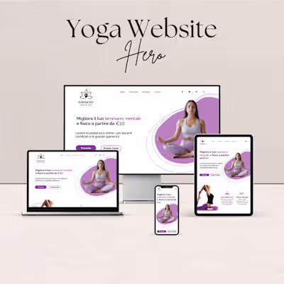 Yoga Studio Website :: Behance