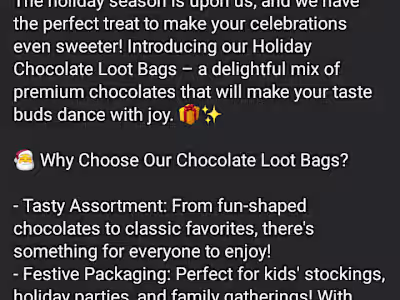 Facebook posts for marketing product