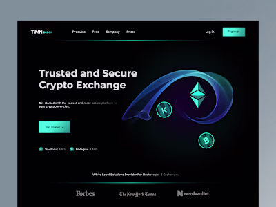 Crypto Website Experience with Modern Design
KEY
