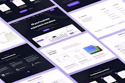 Developed a SAAS-Landing Page on Webflow