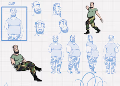 Clip Character Design :: Behance