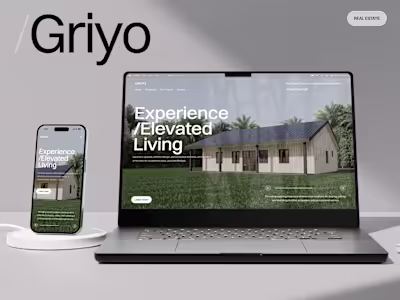 Griyo - Responsive Website and UI/UX Design