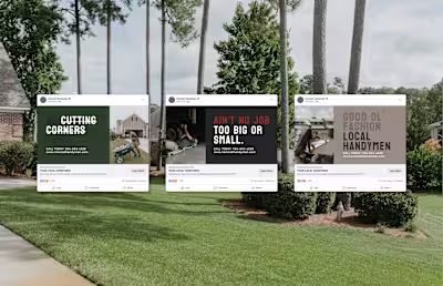 Ads for a Local Handyman Service