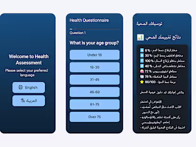 Health Risk Assessment Mobile App Development