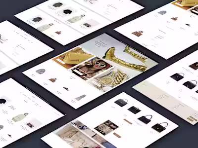 Web Design for The Vintage Store