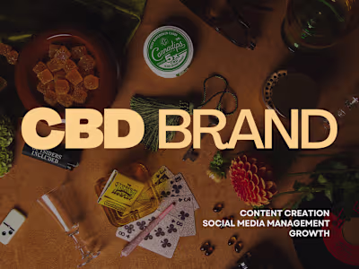 CBD Brand Social Media Growth & Content Strategy