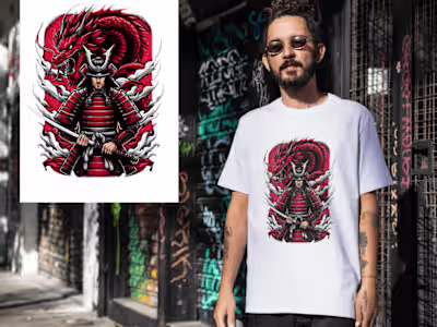 I will create custom best illustration for t shirt design