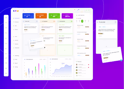 Job Tracking Web App Dashboard UI/UX Design