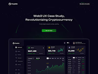 Crypttio UX case study