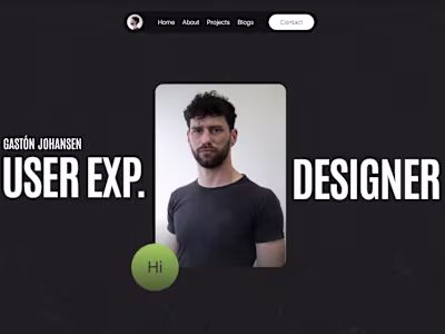 Redesigning my own portfolio